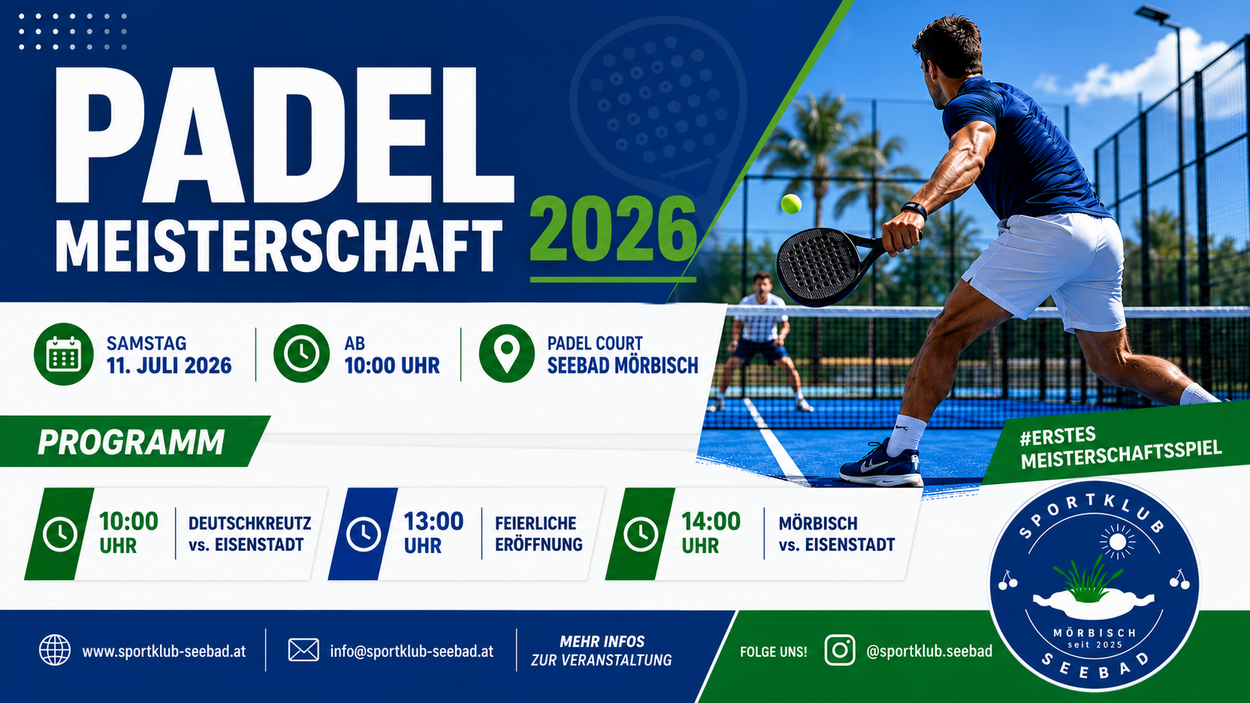 PADEL MEISTERSCHAFT IN MÖRBISCH